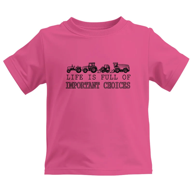 Life Is Full Of Important Choices 14 - Kids Heavy Cotton™ Tee