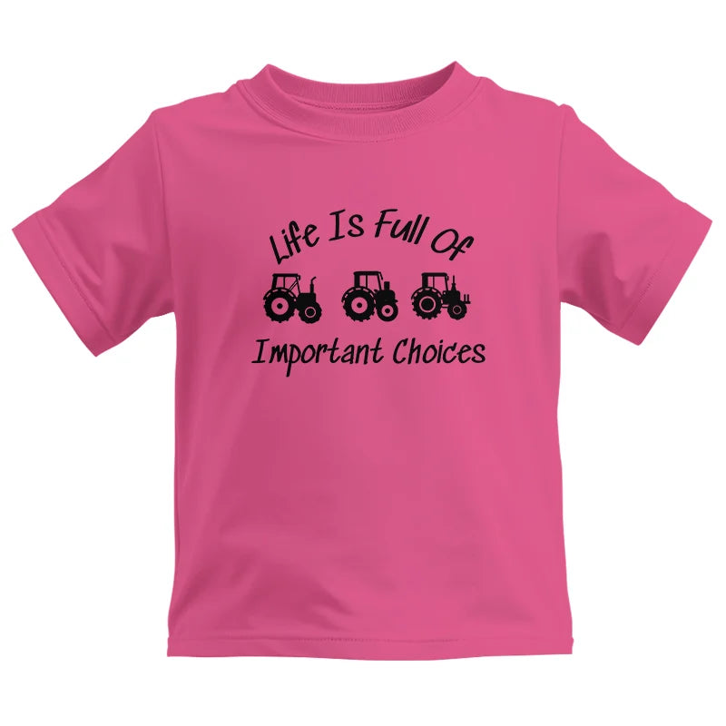 Image of Life Is Full Of Important Choices 15 - Kids Heavy Cotton™ Tee