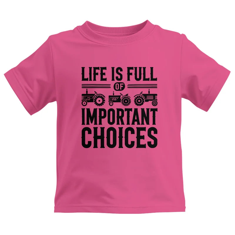 Life Is Full Of Important Choices 26 - Kids Heavy Cotton™ Tee