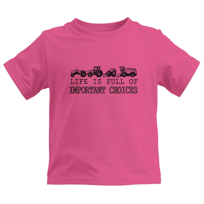 Life Is Full Of Important Choices 28 - Kids Heavy Cotton™ Tee