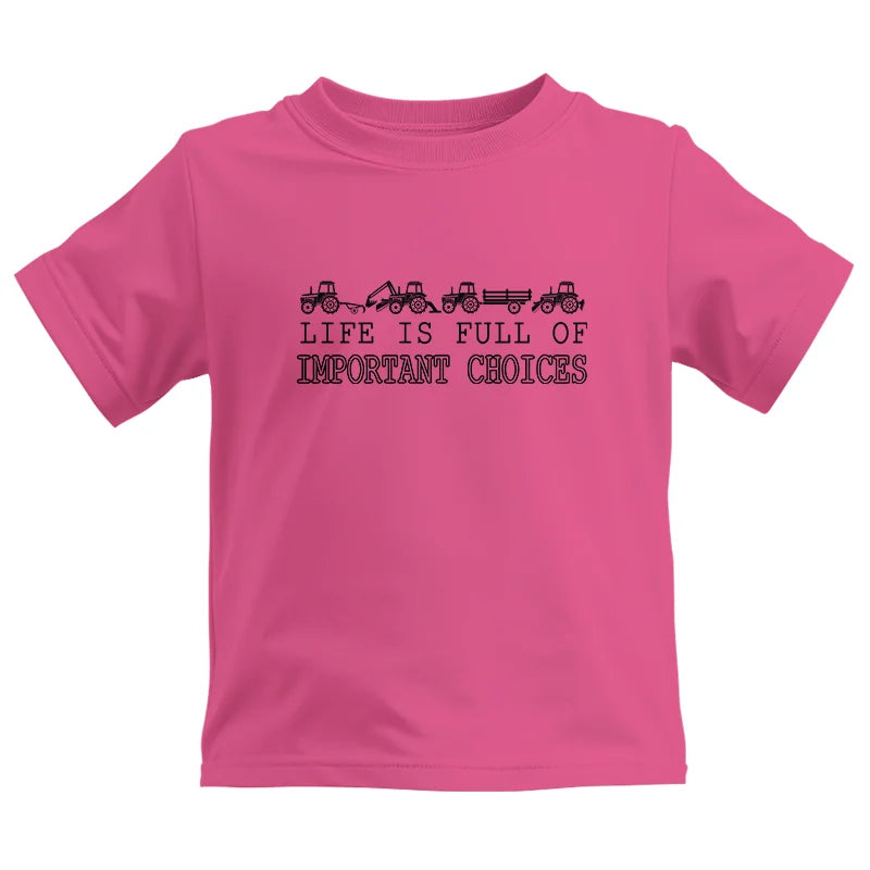 Image of Life Is Full Of Important Choices 29 - Kids Heavy Cotton™ Tee