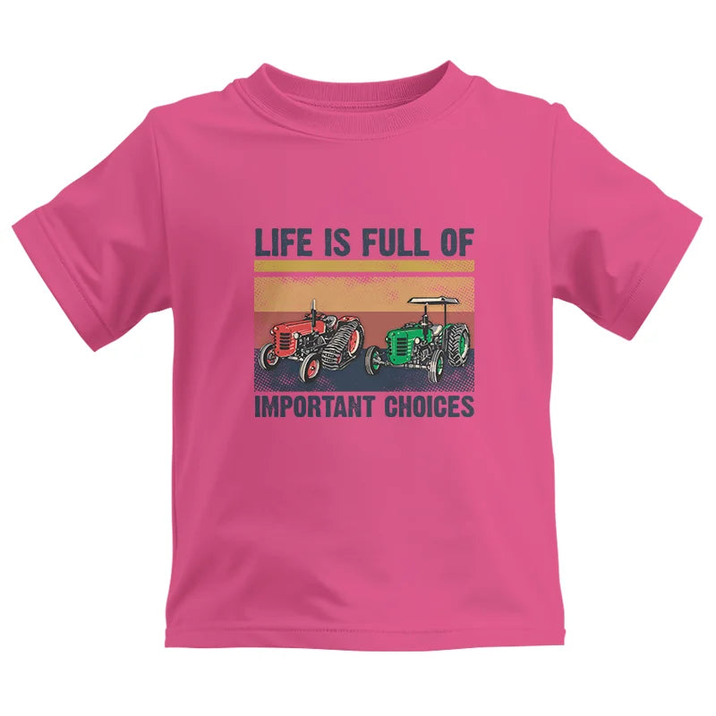 Life Is Full Of Important Choices 37 - Kids Heavy Cotton™ Tee