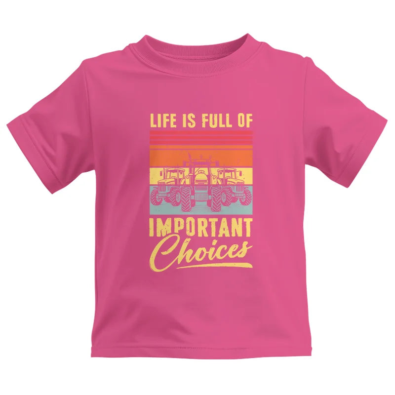 Image of Life Is Full Of Important Choices 39 - Kids Heavy Cotton™ Tee