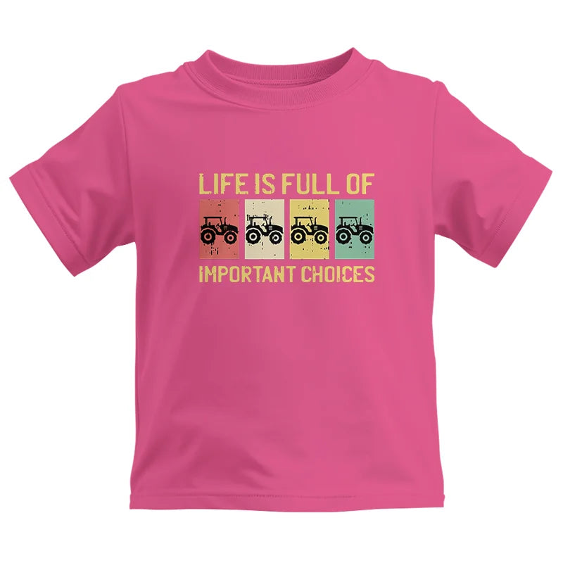 Life Is Full Of Important Choices 4 - Kids Heavy Cotton™ Tee