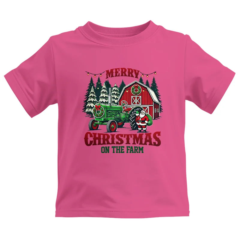 Image of Merry Christmas On The Farm 3 - Kids Heavy Cotton™ Tee