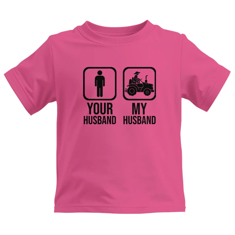 My Husband Is Cooler Than Yours Funny Farm Tractor 2 - Kids Heavy Cotton™ Tee