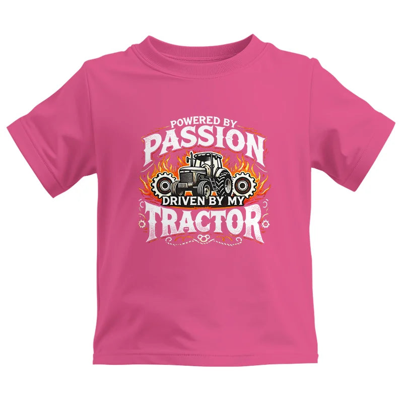 Powered By Passion Driven By My Tractor 1 - Kids Heavy Cotton™ Tee