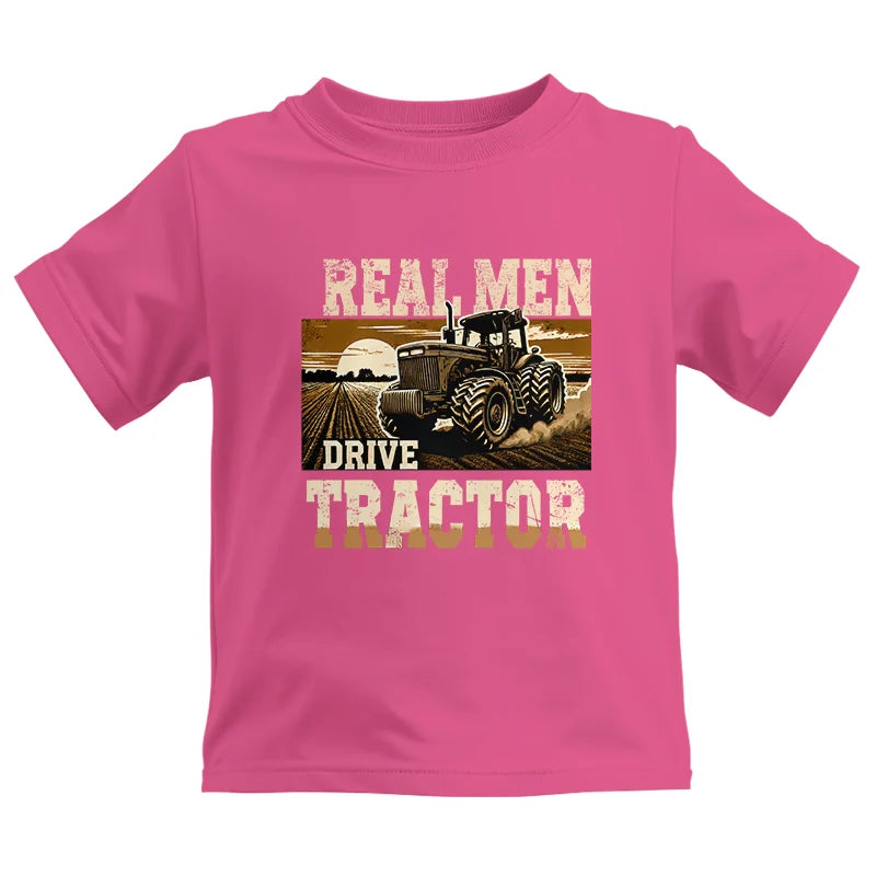 Real Men Drive Tractor - Kids Heavy Cotton™ Tee