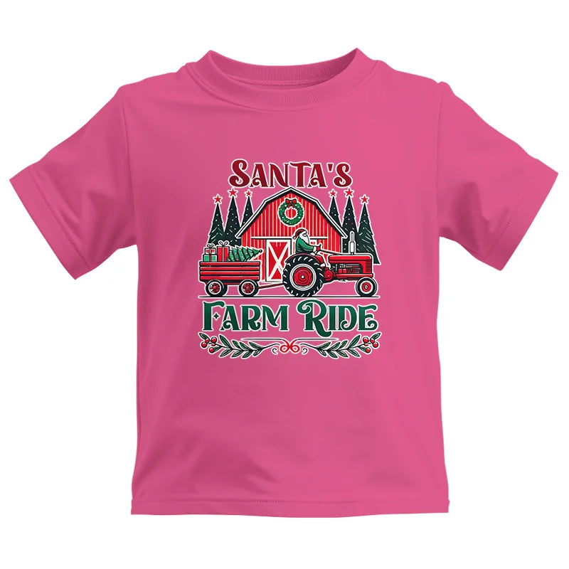 Santa's Farm Ride 1 - Kids Heavy Cotton™ Tee