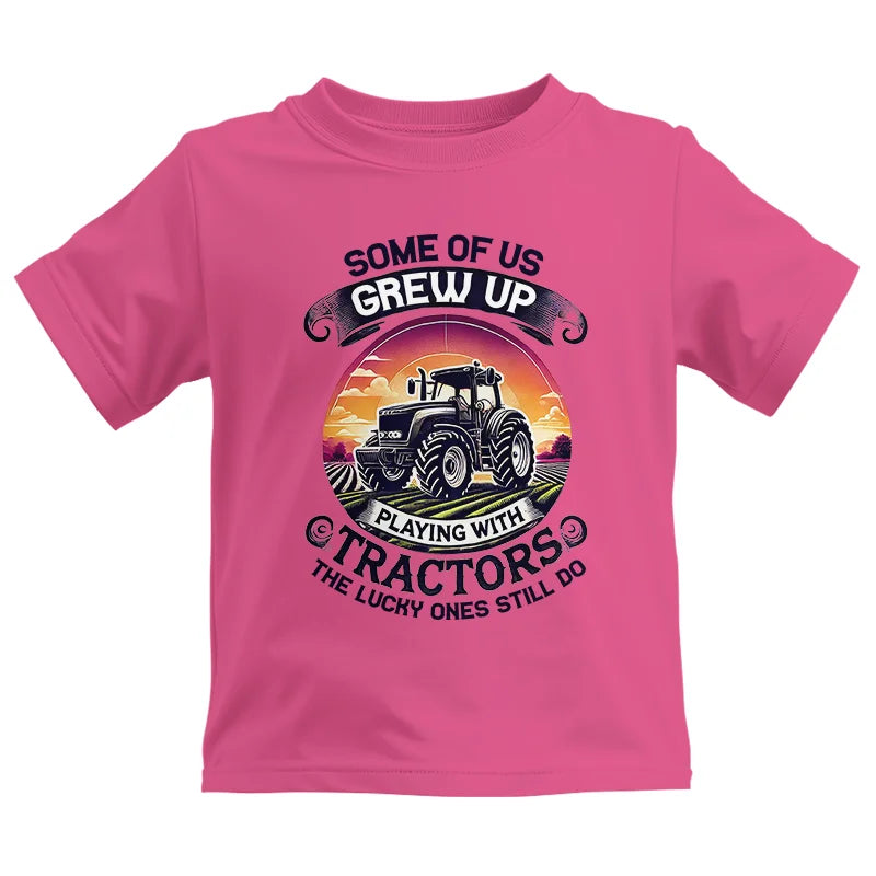 Some Of Us Grew Up Playing With Tractors 4 - Kids Heavy Cotton™ Tee