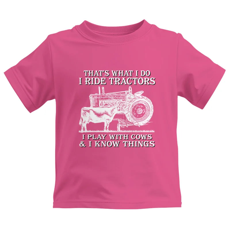 That's What I Do I Ride Tractors - Kids Heavy Cotton™ Tee