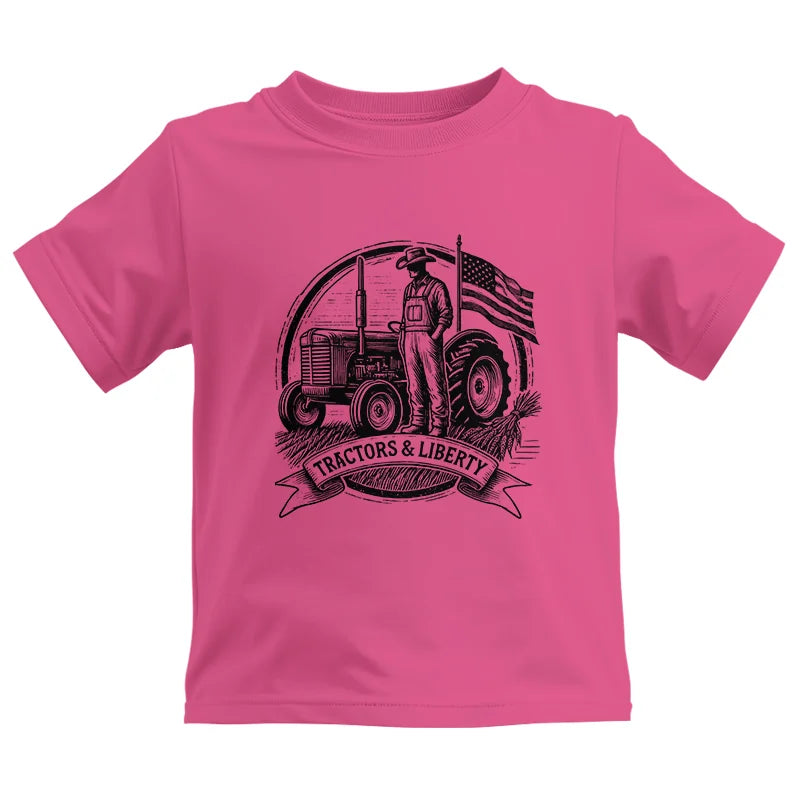 Tractors And Liberty - Kids Heavy Cotton™ Tee