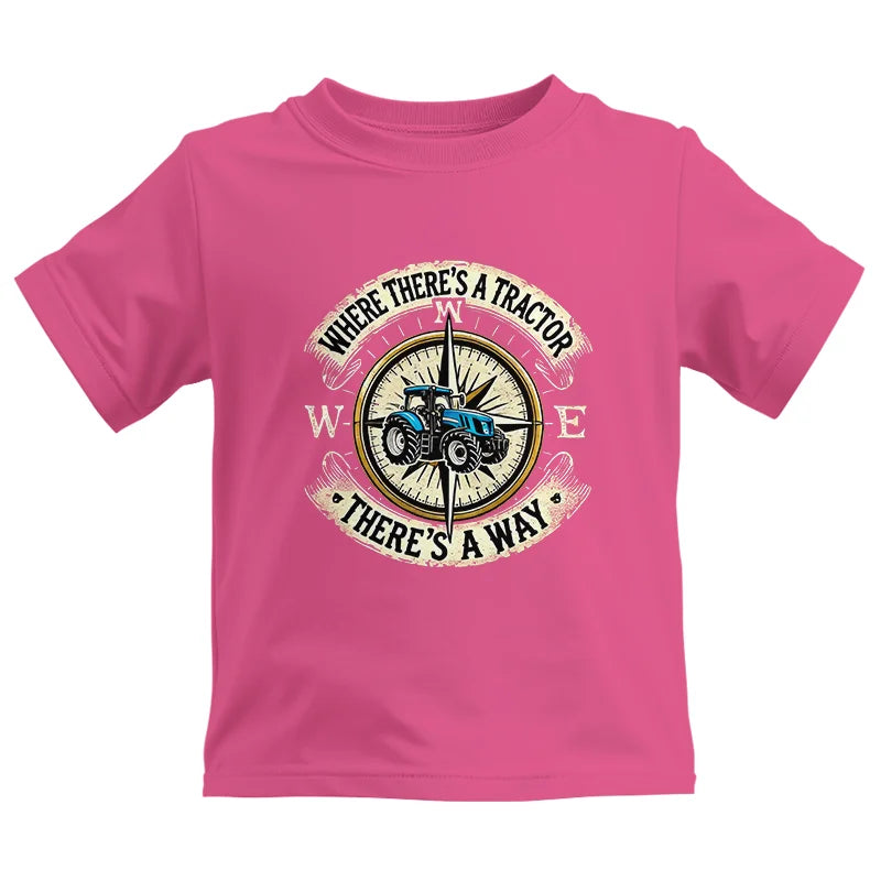 Where There's A Tractor There's A Way - Kids Heavy Cotton™ Tee