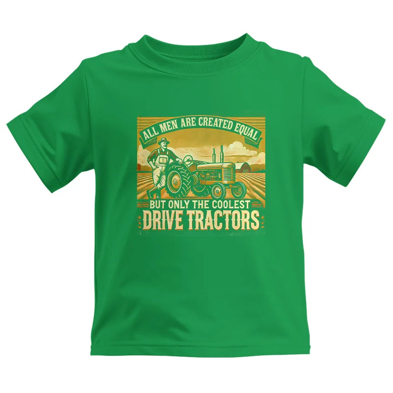 Image of All Men Equal But The Coolest Drive Tractors 1 - Kids Heavy Cotton™ Tee