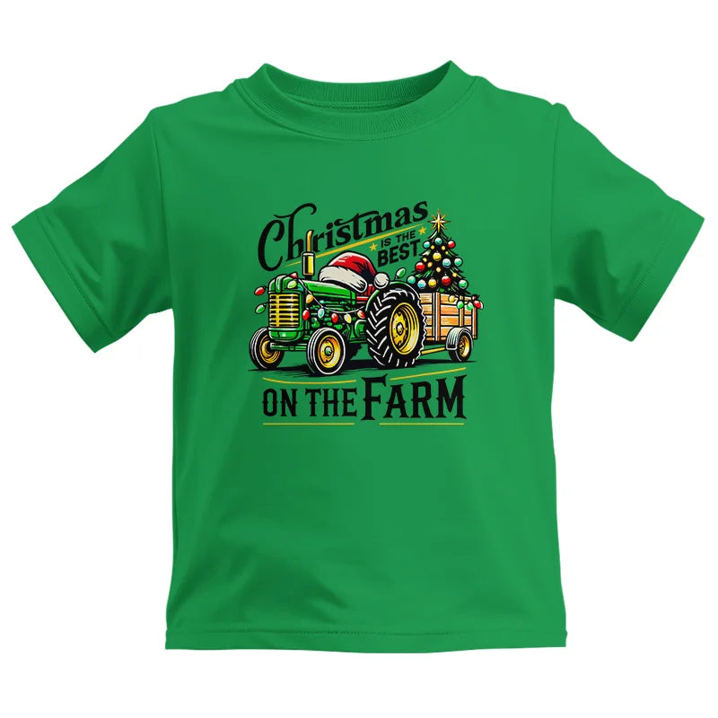 Christmas Is The Best On The Farm 3 - Kids Heavy Cotton™ Tee