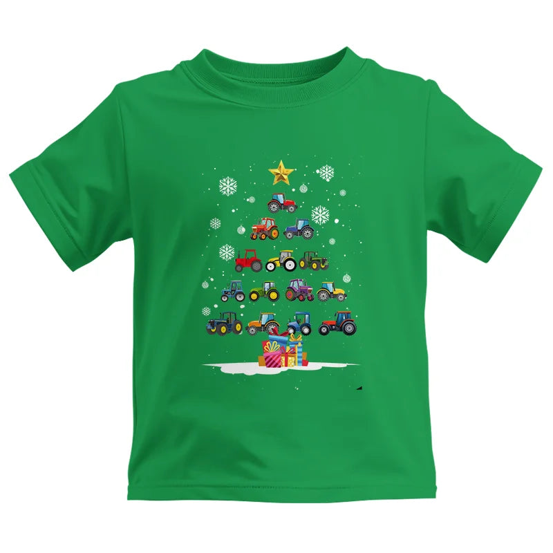 Christmas Tractor Tree - Kids Heavy Cotton™ Tee