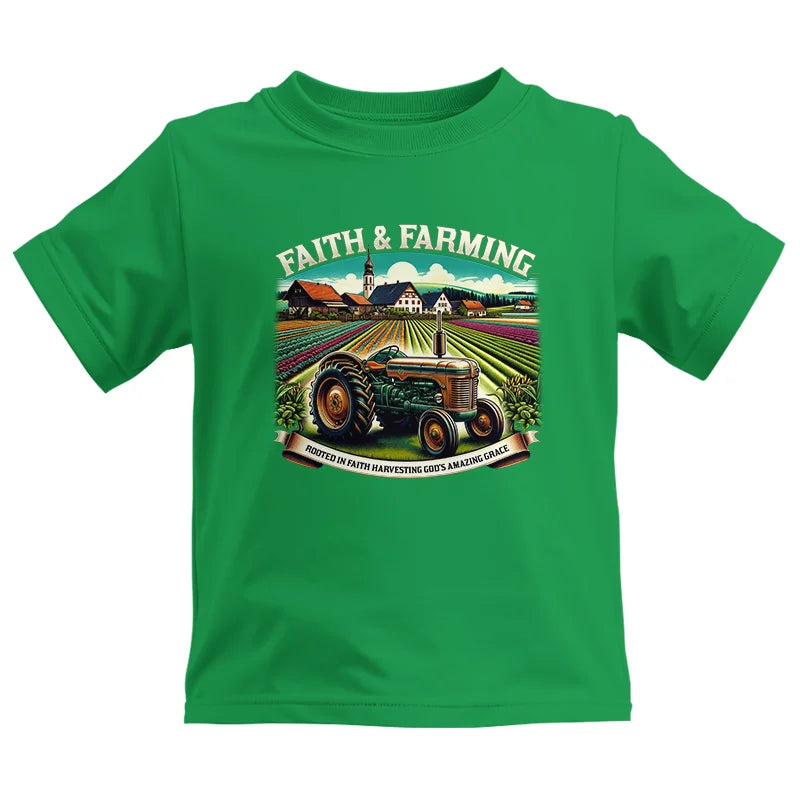 Image of Faith And Farming 4 - Kids Heavy Cotton™ Tee