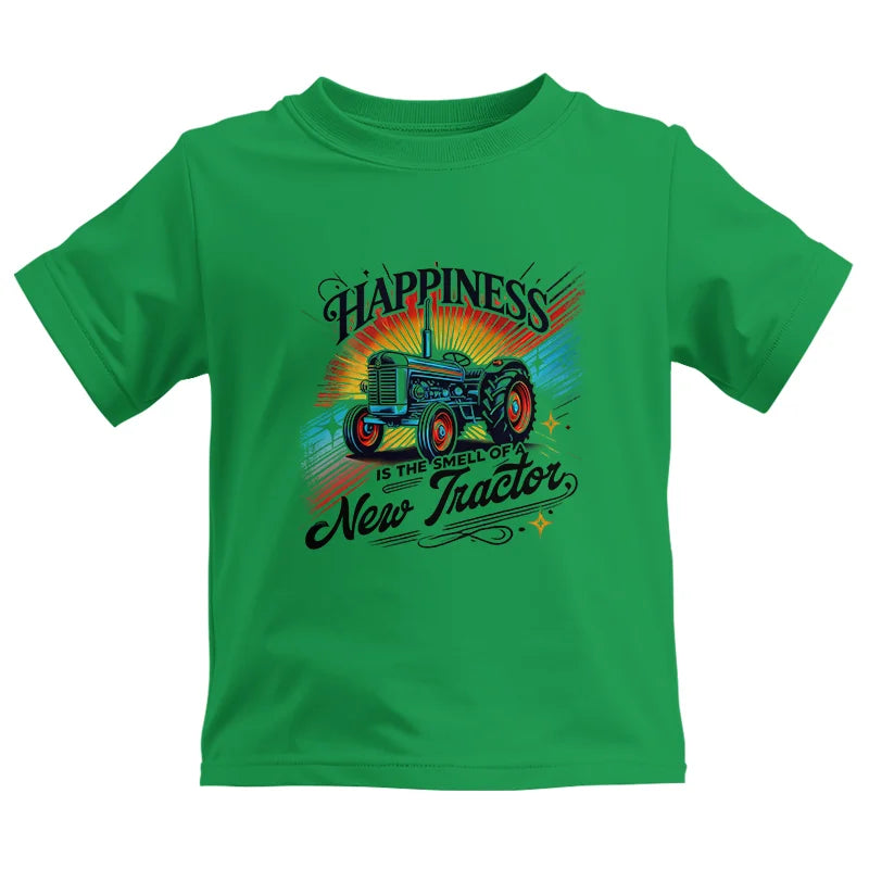 Happiness Is The Smell Of A New Tractor - Kids Heavy Cotton™ Tee