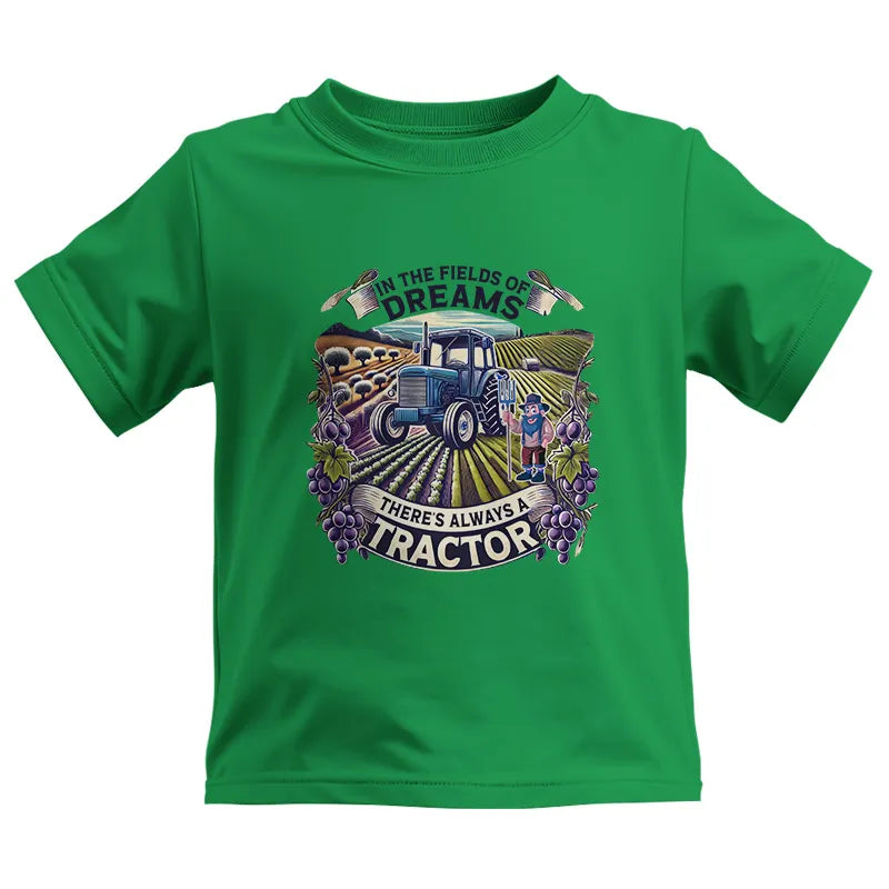 Image of In The Fields Of Dreams There's Always A Tractor 1 - Kids Heavy Cotton™ Tee