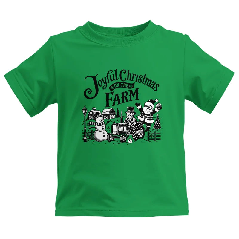 Joyful Christmas On The Farm 1 - Kids Heavy Cotton™ Tee