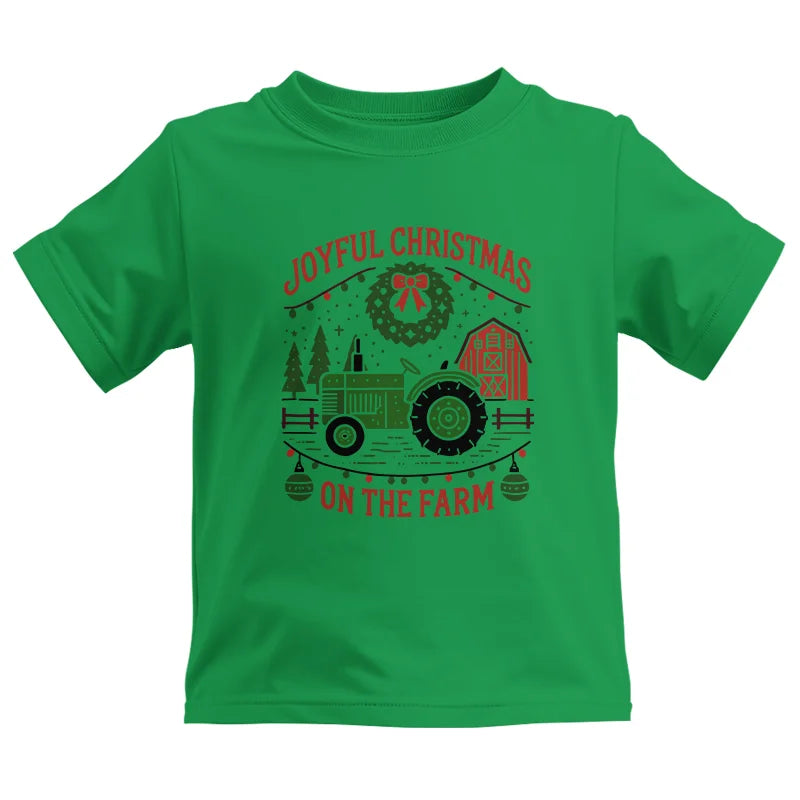 Image of Joyful Christmas On The Farm 3 - Kids Heavy Cotton™ Tee