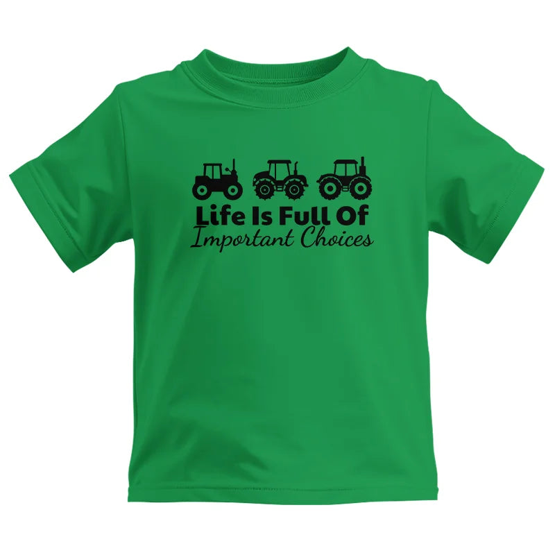 Life Is Full Of Important Choices 19 - Kids Heavy Cotton™ Tee