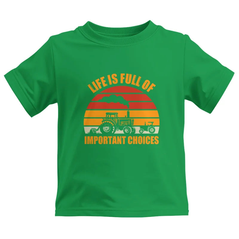 Life Is Full Of Important Choices 32 - Kids Heavy Cotton™ Tee