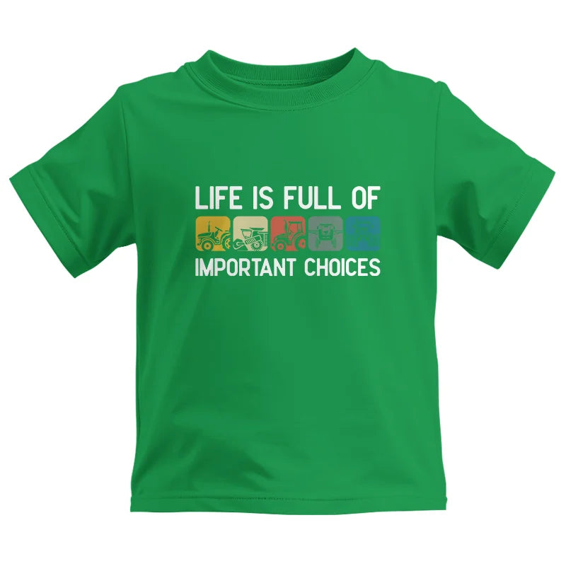 Life Is Full Of Important Choices 40 - Kids Heavy Cotton™ Tee