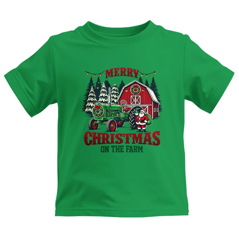 Merry Christmas On The Farm 3 - Kids Heavy Cotton™ Tee