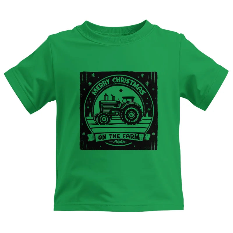 Merry Chritmas On The Farm 5 - Kids Heavy Cotton™ Tee