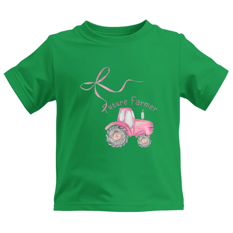 Pink Bow Cute Tractor - Kids Heavy Cotton™ Tee