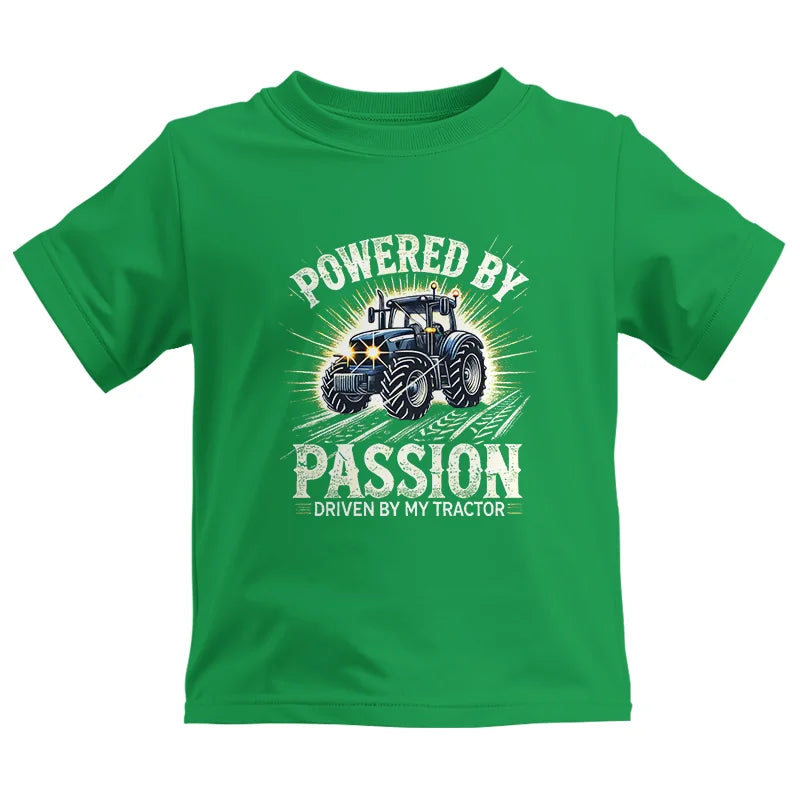 Powered By Passion Driven By My Tractor - Kids Heavy Cotton™ Tee