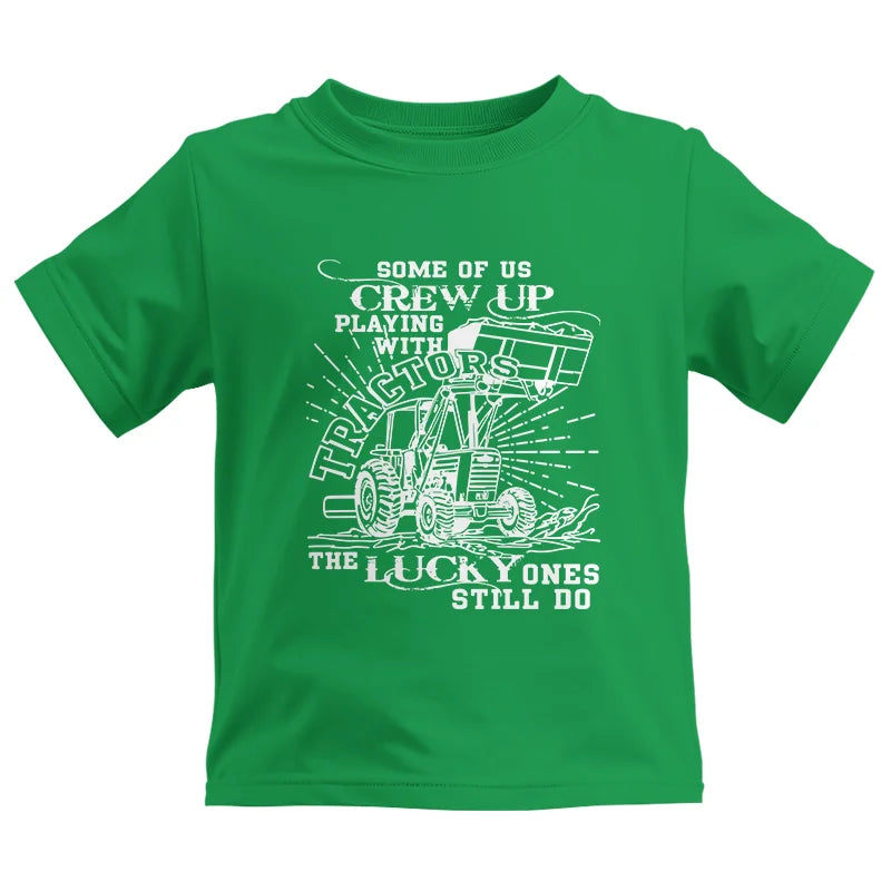 Image of Some Of Us Grew Up Playing With Tractors 1 - Kids Heavy Cotton™ Tee