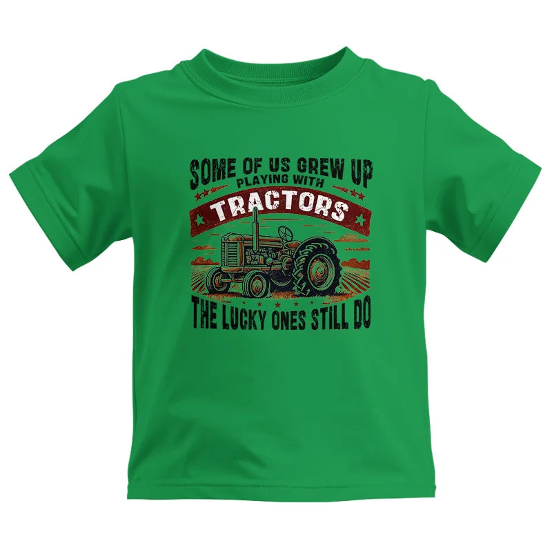 Some Of Us Grew Up Playing With Tractors 2 - Kids Heavy Cotton™ Tee