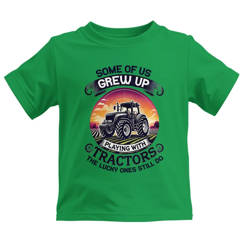 Some Of Us Grew Up Playing With Tractors 4 - Kids Heavy Cotton™ Tee