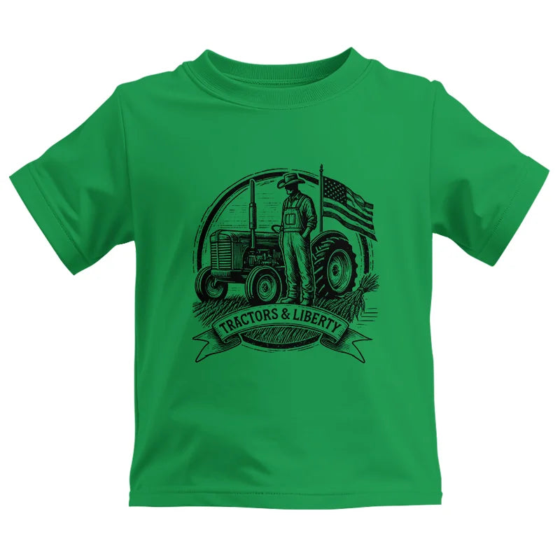 Tractors And Liberty - Kids Heavy Cotton™ Tee