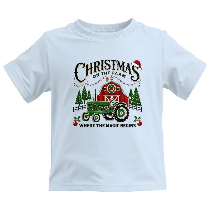 Christmas on the Farm Where the Magic Begins! 5 - Kids Heavy Cotton™ Tee