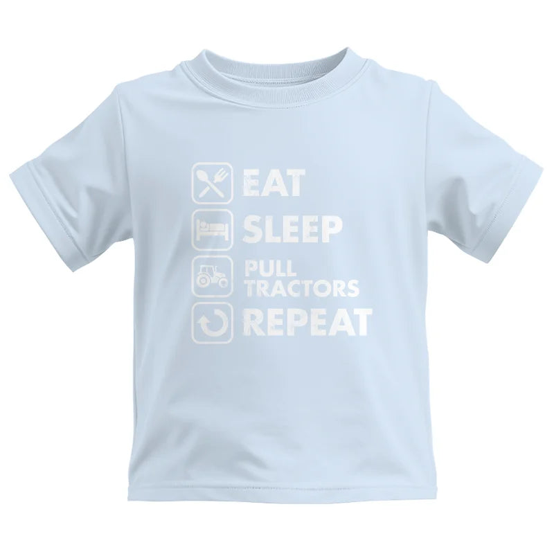 Eat Sleep Pull Tractors Repeat - Kids Heavy Cotton™ Tee