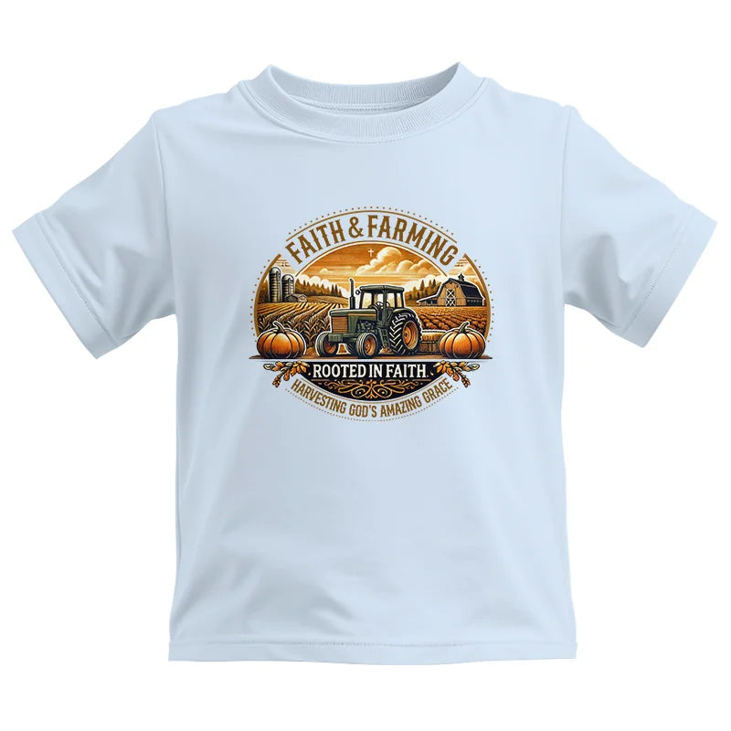 Image of Faith And Farming 1 - Kids Heavy Cotton™ Tee