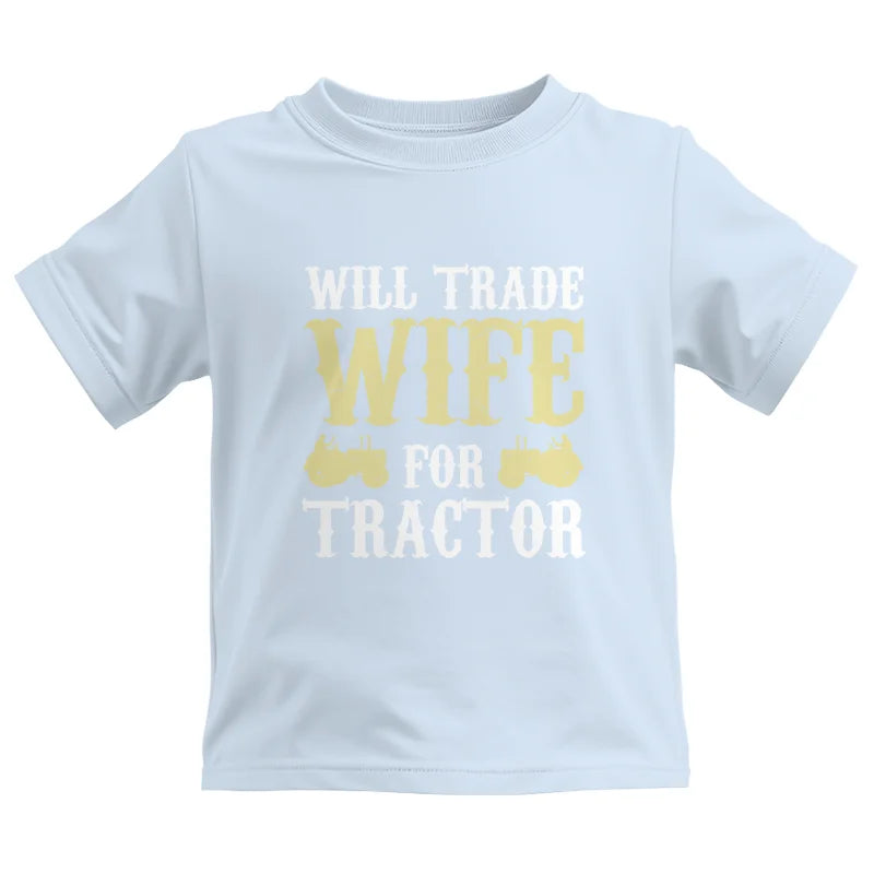 Funny Will Trade Wife For Tractor - Kids Heavy Cotton™ Tee