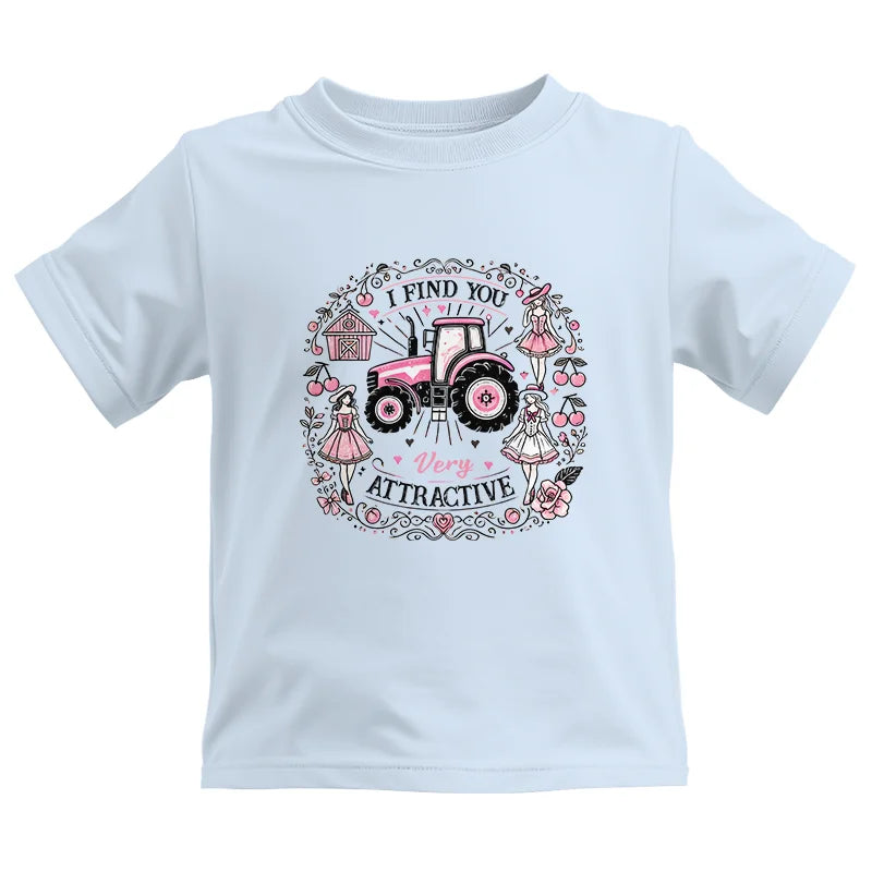 I Find You Very Attractive Pink Cherry - Kids Heavy Cotton™ Tee