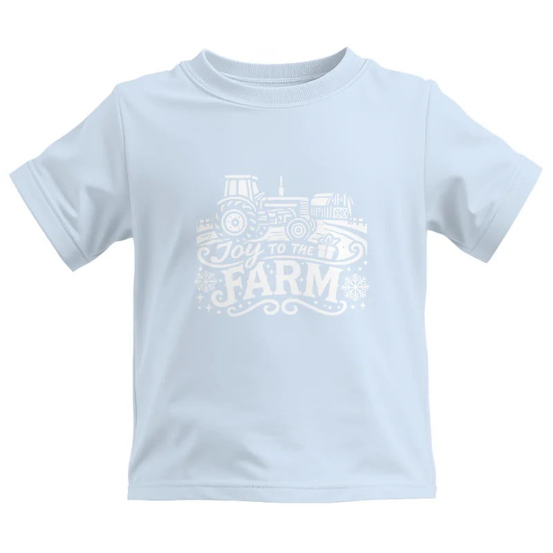 Joy To The Farm 1 - Kids Heavy Cotton™ Tee