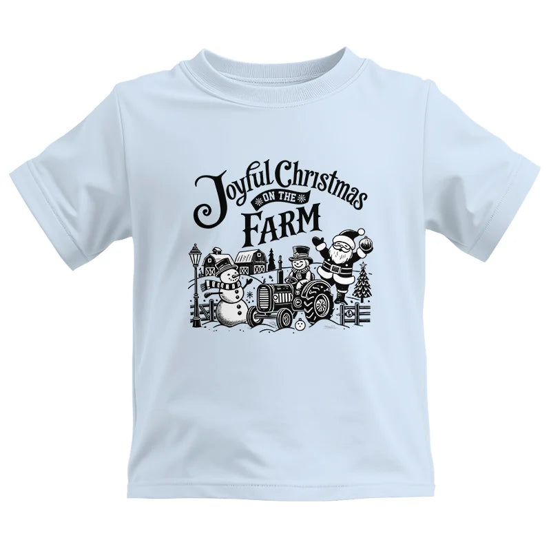 Joyful Christmas On The Farm 1 - Kids Heavy Cotton™ Tee