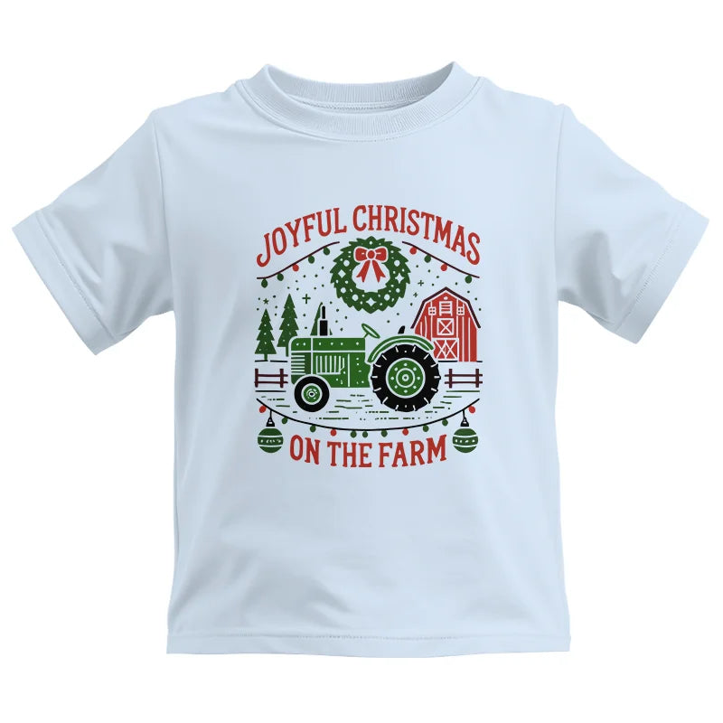 Image of Joyful Christmas On The Farm 3 - Kids Heavy Cotton™ Tee