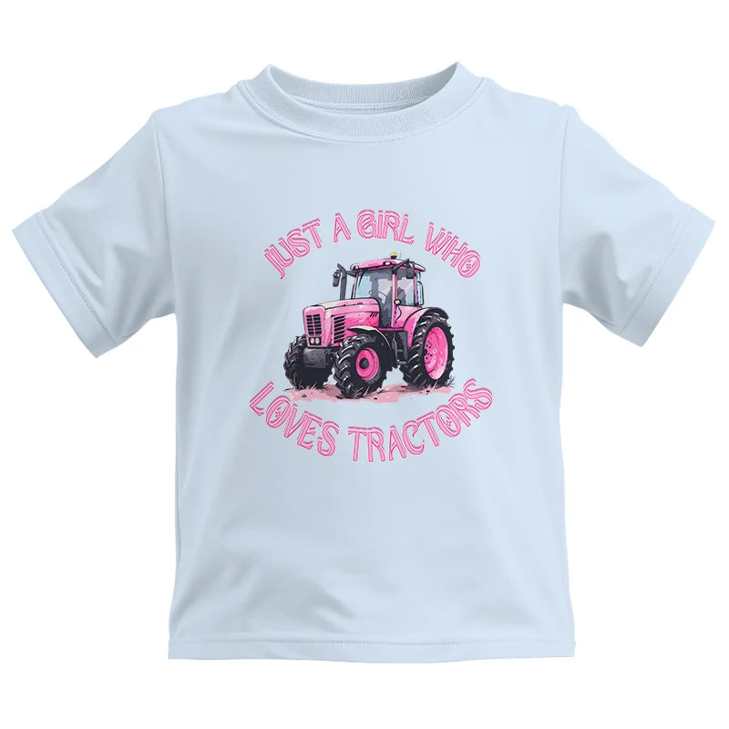 Just A Girl Who Loves Tractors 1 - Kids Heavy Cotton™ Tee