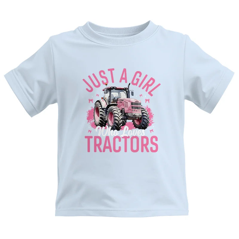 Just A Girl Who Loves Tractors 2 - Kids Heavy Cotton™ Tee