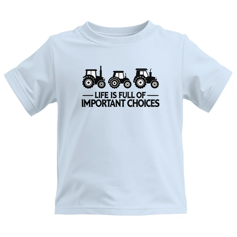 Image of Life Is Full Of Important Choices 17 - Kids Heavy Cotton™ Tee