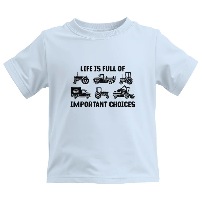 Life Is Full Of Important Choices 34 - Kids Heavy Cotton™ Tee