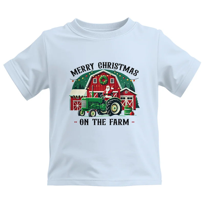 Merry Christmas On The Farm 1 - Kids Heavy Cotton™ Tee