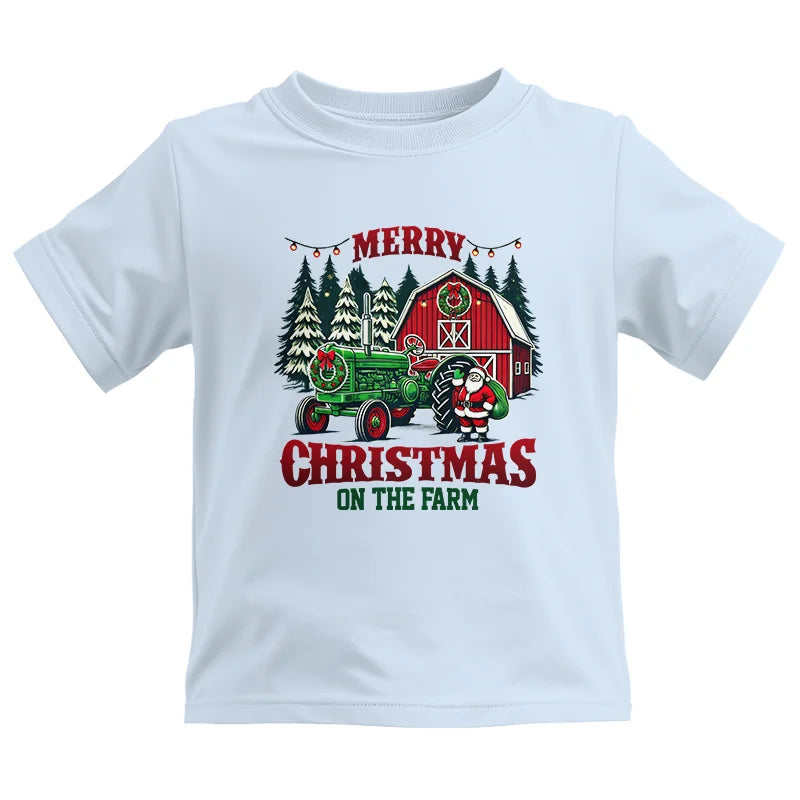 Merry Christmas On The Farm 3 - Kids Heavy Cotton™ Tee